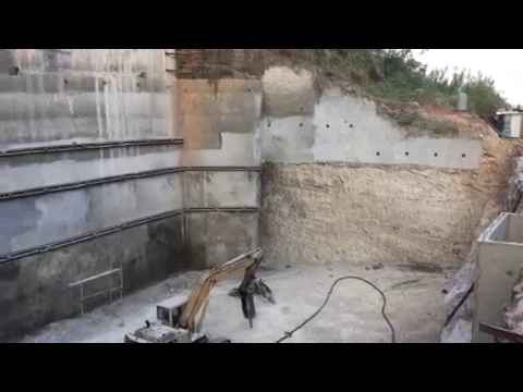 Anchored Micropiles With Shotcrete